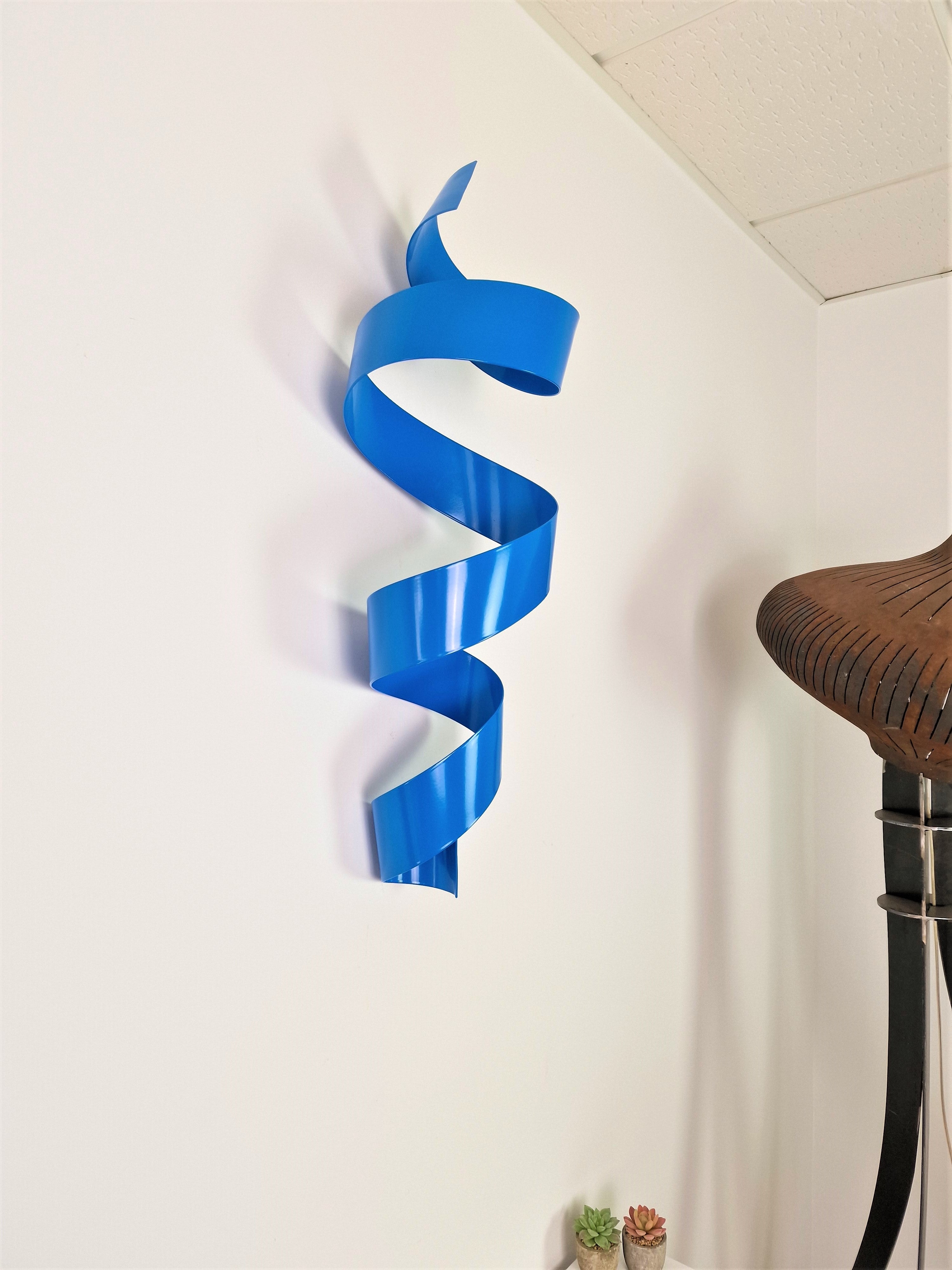 Cinta azul pared