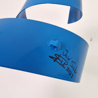 Cinta azul pared